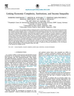Linking Economic Complexity, Institutions and Income Inequality